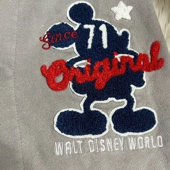 Walt Disney World Mickey Mouse 1971
Gray Button Down Bomber Jacket medium - Picture 10 of 11